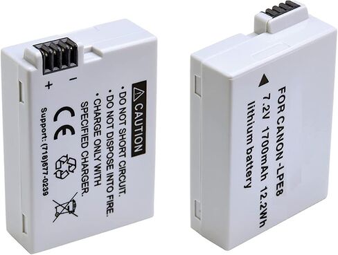استبدال شاحن بطارية Canon LC-E8E LC-E8 LCE8E لبطارية LP-E8 LPE8 in Kuwait