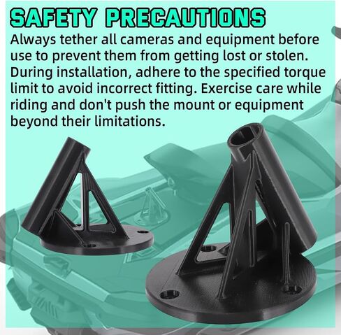 for Insta 360 Camera Rear Deck Mount for Seadoo RXPX RXTX GTX GTI GTR Fish PRO Wake PRO 2018-2025 - Fit for 114cm Invisible Selfie Stick in Saudi Arabia