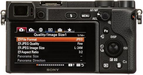 Sony A6400 Mirrorless Camera Body ONLY Vlogging/Video Creator Bundle with Portable LED Light, 64Gb Memory Card, Cleaning Kit + More (12pc Bundle) in Saudi Arabia