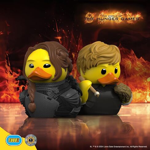 Tubbz First Edition Peeta Mellark Collectible Vinyl Rubber Duck Figure - الرسمية ألعاب الجوع - تلفزيون الحركة ، فيلم in Saudi Arabia