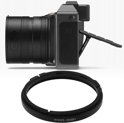 Sing F Ltd Camera Filter Adapter Ring HB50-52mm Bayonet 50 to 52mm Step Up Ring متوافق مع عدسات HasselBlad in Kuwait