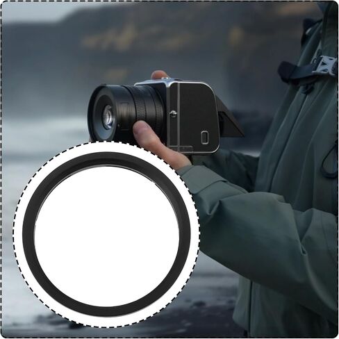 Sing F Ltd Camera Filter Adapter Ring HB50-52mm Bayonet 50 to 52mm Step Up Ring متوافق مع عدسات HasselBlad in Kuwait