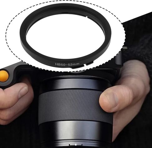 Sing F Ltd Camera Filter Adapter Ring HB50-52mm Bayonet 50 to 52mm Step Up Ring متوافق مع عدسات HasselBlad in Kuwait