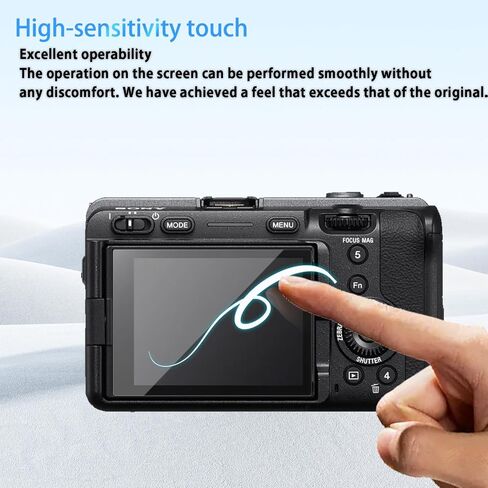 Screen Protector for Sony FX3A, HD Tempered Glass,9h Hardness,Scratch,Anti-Fingerprin,Tempered Glass Film Guard for Sony FX3A Camera[2 Pack] in Saudi Arabia