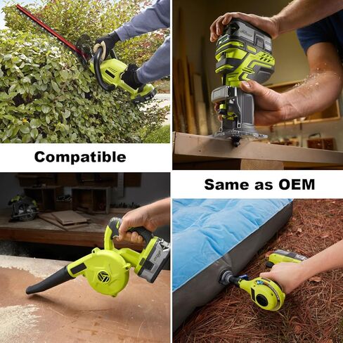 2-Pack Upgraded 7000mAh Replacement for Ryobi Battery 18V P108 P189 P190 P197 P107 P105 P102 PBP002 PBP003 PBP005, Compatible with Ryobi One Plus18V Weed Wacker Edger Blower Saw Drill Tools Battery in Kuwait