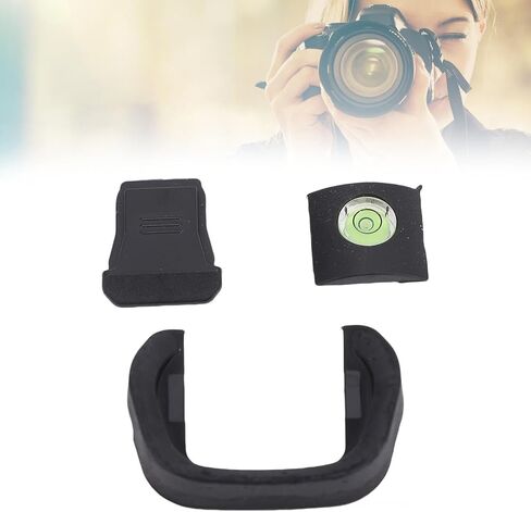 Yunir Camera Eye Cup, Hot Shoe Cover with Bubble Level Kit, Viewfinder Protector for R5 R6 Camera Accessories in Saudi Arabia