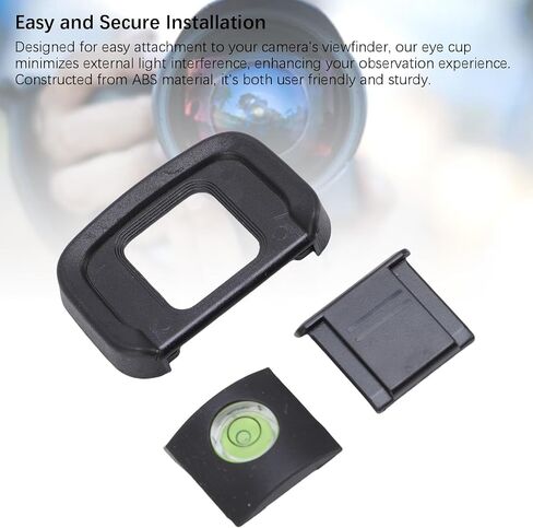 Gugxiom Eyepiece Eyecup Eye Cup DK-30 for Z50 Camera Viewfinder, Eyepiece Cover & Hot Shoe Cover, Buble Level in Saudi Arabia