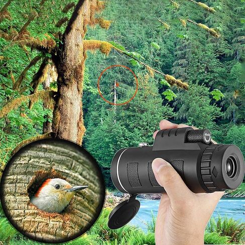 ، 40 × 60 أحاديًا مع حامل الهواتف الذكية و Tripod Termbroof Zoom Telescope أحادي الأداء أحادي الأداء لمشاهدة الطيور in Saudi Arabia