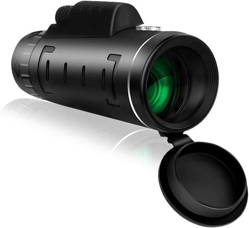 40x60 High Power with Night Vision BAK4 Prism FMC Lens Monocular with Compass and Smartphone Adapter and Tripod for Adults Kids Bird Watching in Saudi Arabia