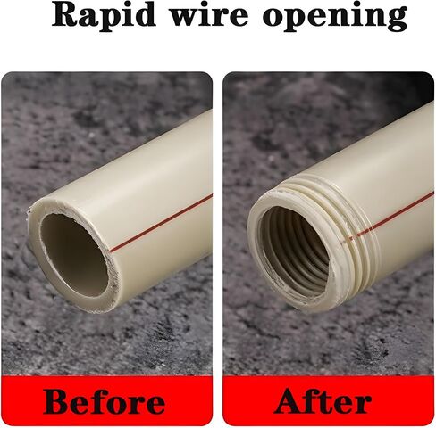 2025 أداة خيط الأنابيب الداخلية والخارجية المتكاملة لأنبوب PVC 1/2 "(DN15) و 3/4" (DN20) ، مجموعة قطع الموضوع in Saudi Arabia