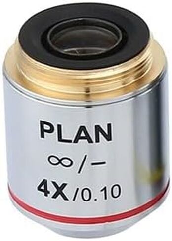 مجموعة كاملة من العدسات المجهرية اللانهائية مناسبة لأوليمبوس والمجاهر الأخرى مع خيط RMS (4x) in Kuwait