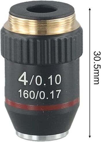 للعدسة الهدف الفضائية للمجهر الدقيق 160 مم ، 4x إلى 100x مستويات التكبير (60x) in Kuwait