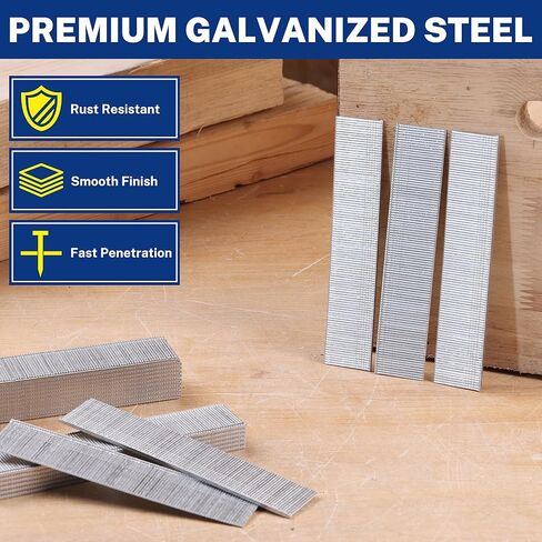 Workpro 1 '' 18 Gauge Brad Nails ، 6000 Count Completing Nails ، Universal Brad Nail Shails for Pneumatic & Electric Brad Nailers in Kuwait