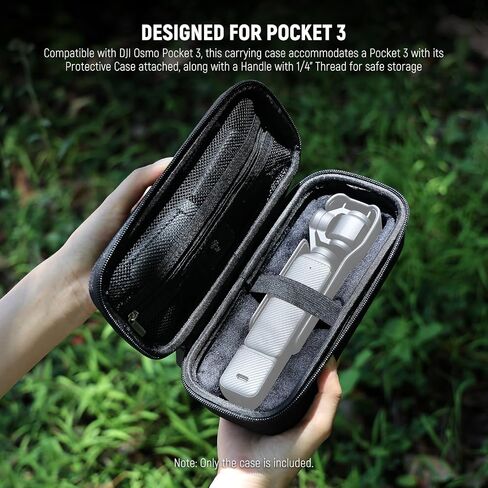 NEWER BASICS Magnetic Auxiliary Light & Carry Care متوافقة مع DJI Osmo Pocket 3 Creator Combo Expensory ، 1.3W USB C قابلة لإعادة الشحن مرفق مصباح LED لتسجيل فيديو VLOG Selfie in Kuwait