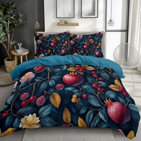 Bedding Duvet Cover Set Toddler Size, Black Bedding Set Kids Teens, Pentacle, Moon and Stars Print Comforter Cover Set, 1 Quilt Cover 1 Pillowcases 2 Piece Bedroom Decor in Saudi Arabia