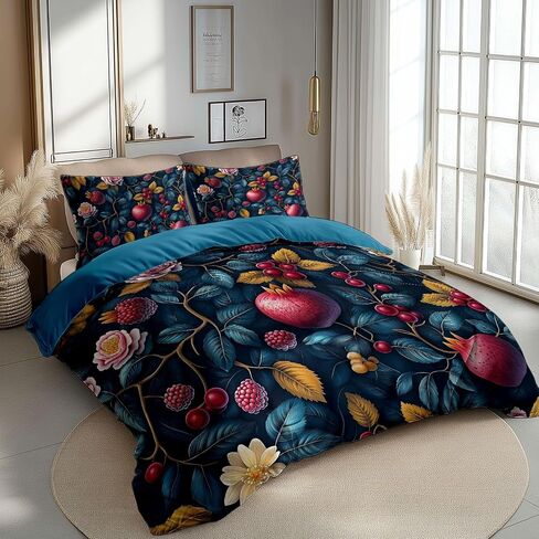 Bedding Duvet Cover Set Toddler Size, Black Bedding Set Kids Teens, Pentacle, Moon and Stars Print Comforter Cover Set, 1 Quilt Cover 1 Pillowcases 2 Piece Bedroom Decor in Saudi Arabia