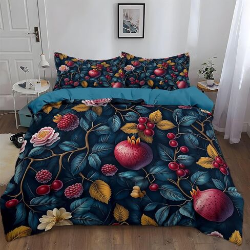 Bedding Duvet Cover Set Toddler Size, Black Bedding Set Kids Teens, Pentacle, Moon and Stars Print Comforter Cover Set, 1 Quilt Cover 1 Pillowcases 2 Piece Bedroom Decor in Saudi Arabia