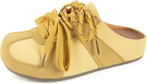 MAIITRIP Women's Slip on Mules Clogs Sneakers,Non-Slip Comfortable Casual Backless Loafer Shoes for Women,Memory Foam Walking Travel Casual Slippers Shoes with lace for House Home & Indoor/Outdoor in Kuwait