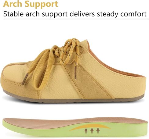 MAIITRIP Women's Slip on Mules Clogs Sneakers,Non-Slip Comfortable Casual Backless Loafer Shoes for Women,Memory Foam Walking Travel Casual Slippers Shoes with lace for House Home & Indoor/Outdoor in Kuwait