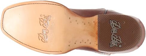 Dan Post Boots Womens Amber Embroidered Trail Square Toe Toe على أحذية غير رسمية منتصف العجل منخفض الكعب 1-2 " - بني in Saudi Arabia