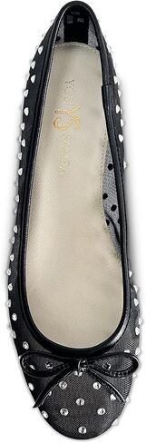 Sadie Ballet Flat in Black Crystal Mesh in Saudi Arabia