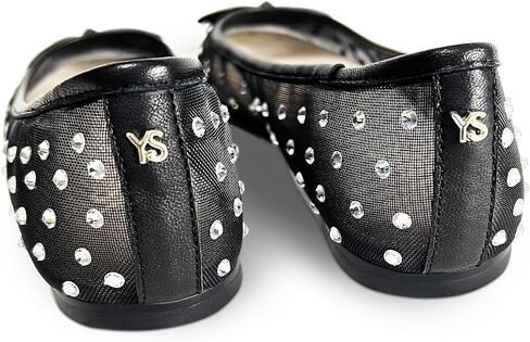Sadie Ballet Flat in Black Crystal Mesh in Saudi Arabia