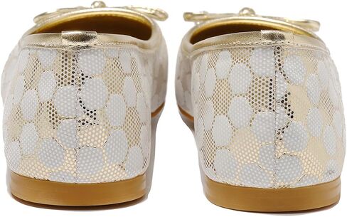 Women's Ballet Flats with Bow Knot & Sparkle Balls Ultra Soft Sole Round Toe Work Travel Casual Outfits Shoes in Kuwait