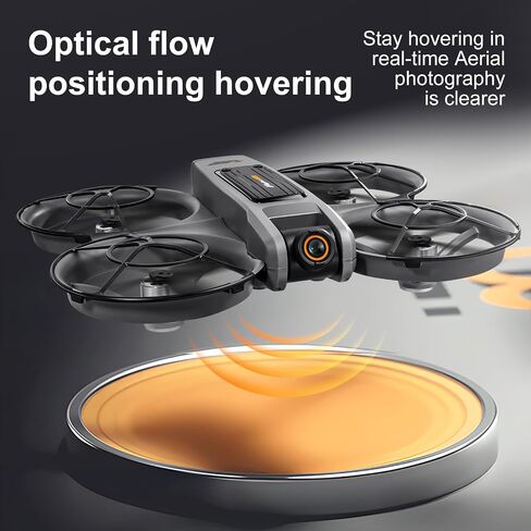 OBEST RC Drone With Screen On Controller (5.9in), Brushless Motor Drone with Dual Cameras (Electric Angle Adjustment), Optical Flow Positioning, 6CH Gyro, WIFI FPV, 100m Range, True 12-15min Flight (1800mAh), 3 Speeds, Headless Mode, LED Lights, USB Recha in Saudi Arabia