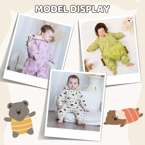 Wytbaby الطفل ثلوج الثلوج الشتاء رومبير مقنعين بويز الفتيات بذرة in Kuwait