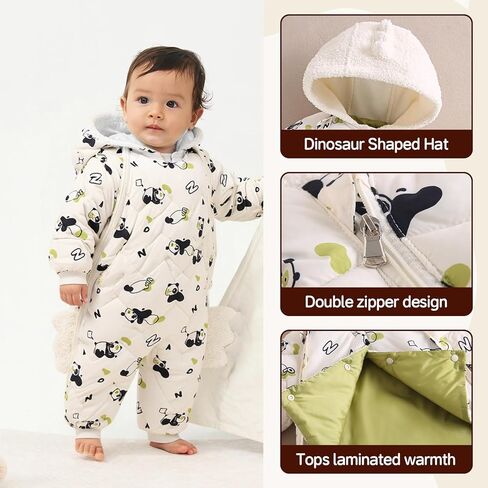 Wytbaby الطفل ثلوج الثلوج الشتاء رومبير مقنعين بويز الفتيات بذرة in Kuwait