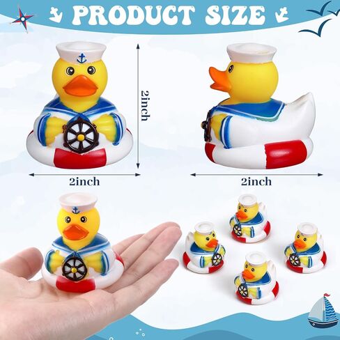 Jerify 12 Packs Cruise Ships Rubber Ducks 2 Inch Nautical Rubber Cruise Ducks Bulk Sailing Ship Toy for Carnival Party Gift Classroom Incentives Bath Tube Pool Toy in Saudi Arabia