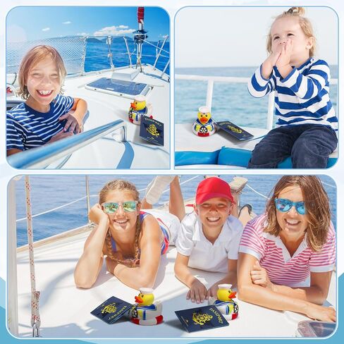 Jerify 12 Packs Cruise Ships Rubber Ducks 2 Inch Nautical Rubber Cruise Ducks Bulk Sailing Ship Toy for Carnival Party Gift Classroom Incentives Bath Tube Pool Toy in Saudi Arabia