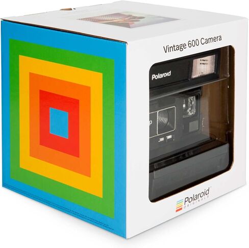 Polaroid Originals Polaroid 600 خطوة واحدة عن قرب مع حزمة فيلم مزدوجة 600 ملونة ، قرب أسود (متجدد) in Kuwait