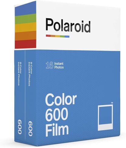 Polaroid Originals Polaroid 600 خطوة واحدة عن قرب مع حزمة فيلم مزدوجة 600 ملونة ، قرب أسود (متجدد) in Kuwait