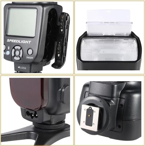 Speedlite Flash with LCD Display Compatible with Panasonic Lumix G9 in Saudi Arabia