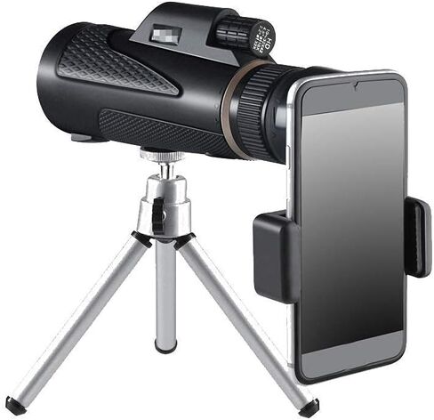 10-32x42 HD Zoom High Power Monocular with Night Vision BAK4 Prism FMC Lens Monocular with Smartphone Adapter and Tripod for Adults Kids Bird Watching in Saudi Arabia