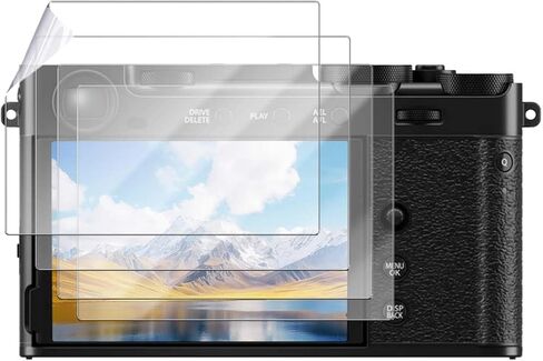 واقي شاشة من 4 عبوات لفيلم Fujifilm X-E5 ، فيلم Pet Soft لكاميرا Fujifilm X-E5 المرآة ، مضاد للخلع ، مضاد للأصوات ، HD Clear Film in Kuwait