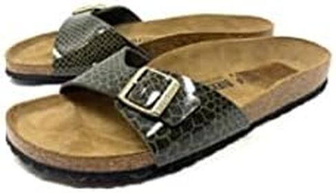 صندل Birkenstock Madrid ، Magic Snake Khaki ، 2.5 المملكة المتحدة 35 الاتحاد الأوروبي الضيق 4 لنا in Kuwait