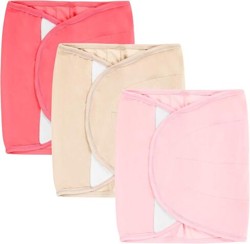3-Pack Newborn Swaddle Wrap, Adjustable Velcro Swaddles Strap for Infants, Baby Arm Swaddle Band in Saudi Arabia