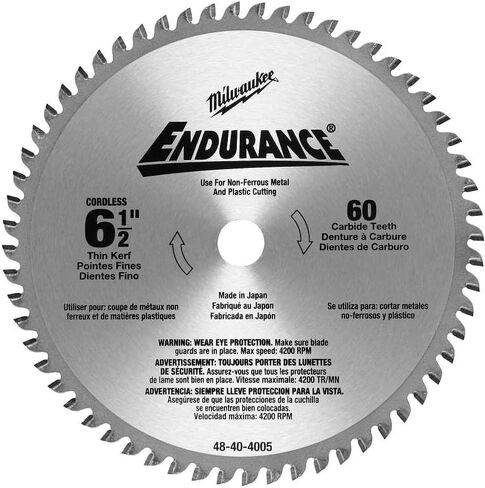 Milwaukee 48-40-4005 Circular Saw Blade 6-1/2 In. Carbide 60T in Saudi Arabia