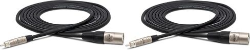 كابل توصيل غير متوازن من Hosa HRX-003 REAN RCA إلى XLR3M Pro، 3 أقدام in Kuwait
