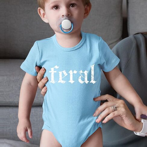 Feral Club Rat Festival Rave EDM Infant One-Piece Bodysuit, Soft Cotton in Saudi Arabia