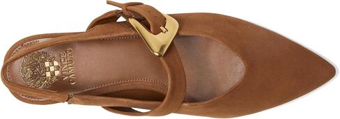 Vince Camuto Women's Amoret Buckle Slingback Flat Mule in Saudi Arabia