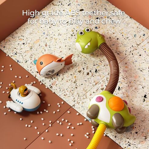 Tumama Baby Bath Toy ، ألعاب حوض الاستحمام مع رأس دش ديناصور ، ألعاب الرياح ، صنبور دش بخشها ومضخة المياه الأساسية للأطفال الصيفيين للأطفال in Kuwait