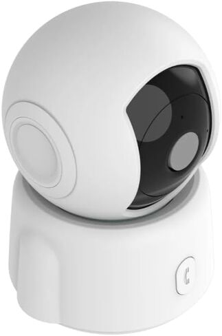 Camera Camera Security Camera Camera Iddoor-360 درجة ، كاميرا واي فاي ، تتبع الحركة الذكية ، الصوت في اتجاهين ، رؤية ليلية ، اكتشاف منظمة العفو الدولية ، مكالمة واحدة للهاتف ، مراقب الأطفال ، كاميرا الحيوانات الأليفة ، Alexa & Google in Kuwait