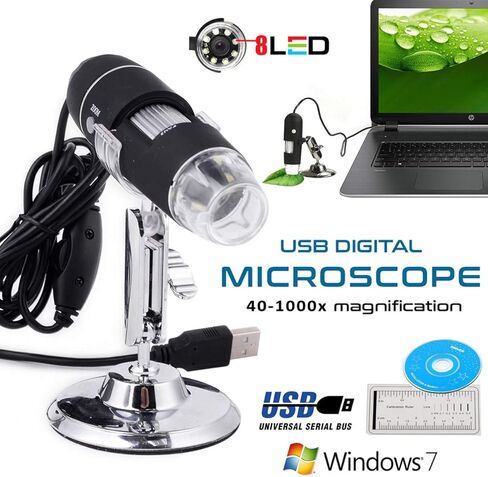 محمولة مصباح LED Digital Microscope Digital USB للاستخدام المحمولة لاستخدامها في عمليات التفتيش التفصيلية وتصوير الكائنات in Kuwait