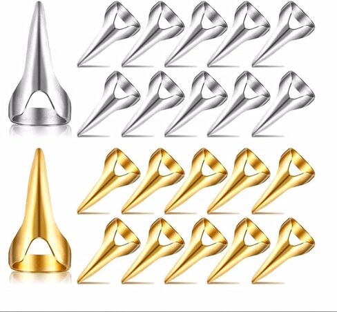 5PCS Finger Claws Cosplay Claws Rings,Punk Rock Nail Finger Armor Gothic Talon Nail Fingertip Claw,Hair Parting Selecting Sectioning Tool Clips and Barrettes(Silver) in Saudi Arabia