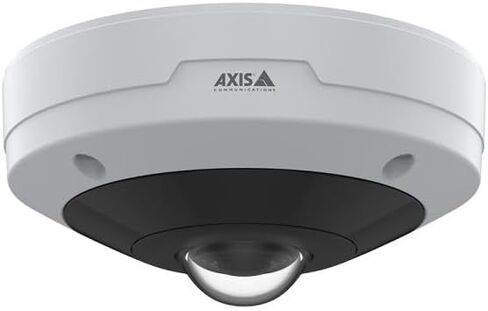 M4318-PLVE 12 MP في الهواء الطلق 360 ° Camerae Dome Dome مع Sharpdome 360 ​​، وتحليلات التعلم العميق ، و IR مدمجة ، وتعديل لفة رقمية عن بعد (02511-001) in Kuwait