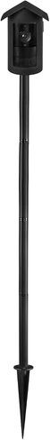 Security Camera Ground Stake Heavy Duty Stand Mount with Silicone Skin Cover for R-ing Outdoor Cam Plus Outdoor Security Camera Adjustable Bracket（Black） in Saudi Arabia