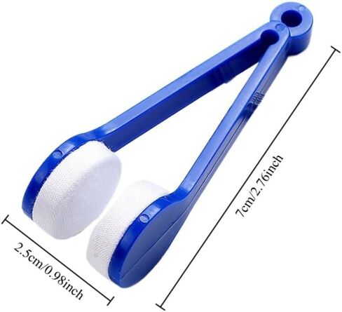 10 Pcs Portable Mini Sun Glasses Eyeglass Cleaner Soft Brush Cleaning Tool in Saudi Arabia